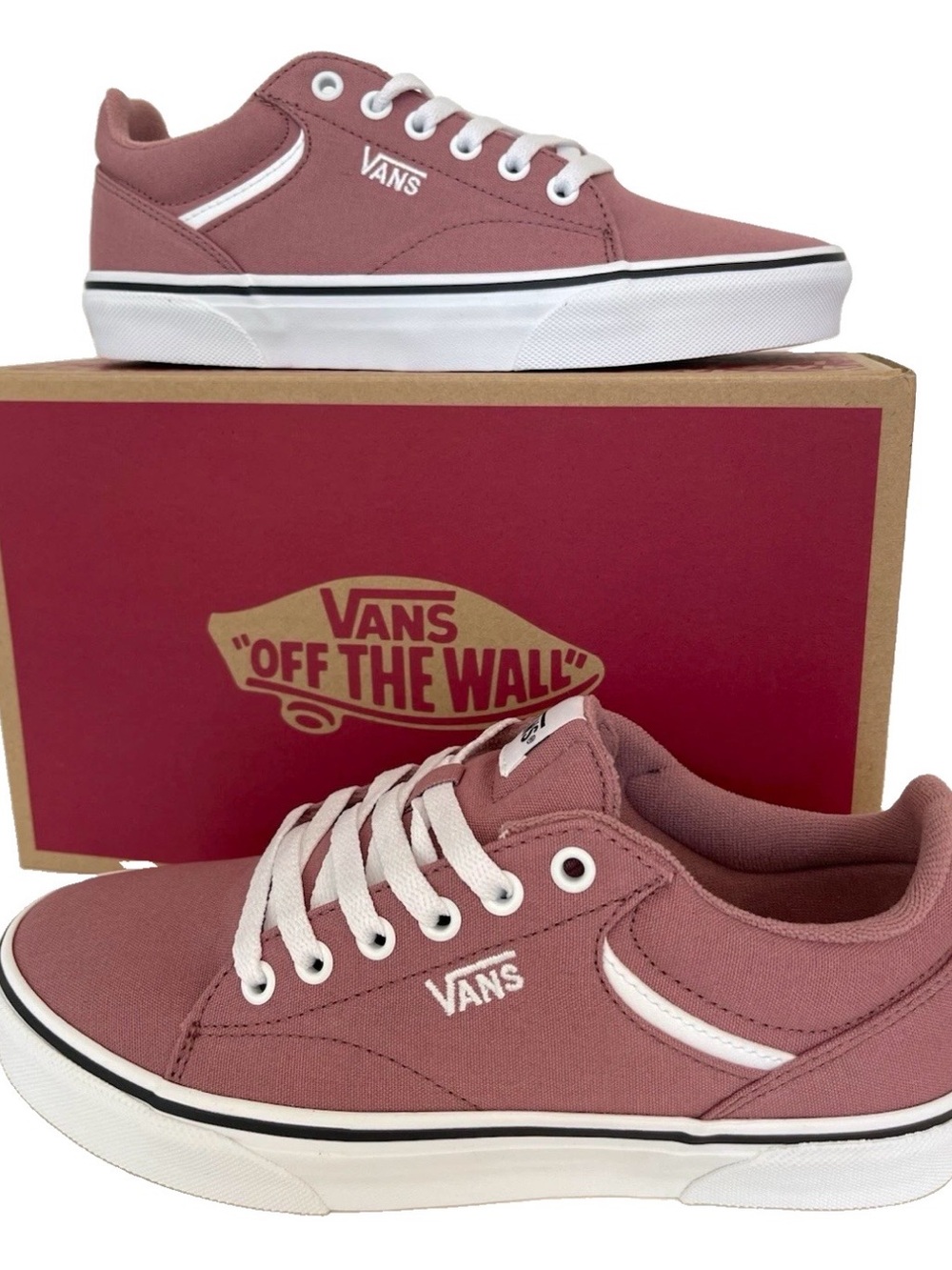 Vans Seldan low top lifestyle sneaker Women 8.5 Dusky Rose Pink VN000D8BFDQ NIB